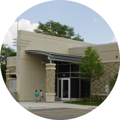 Pioneer Park community center building