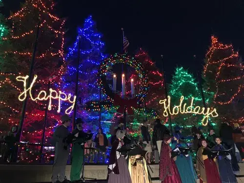 Christmas tree lighting